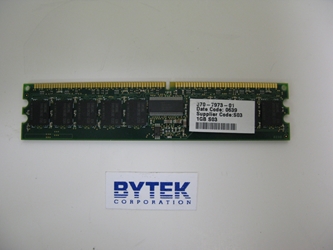 1GB PC2700 DDR Memory DIMM ( 2 x 370-7973=X8704A) 370-7973, PC2700, SunMicro Memory