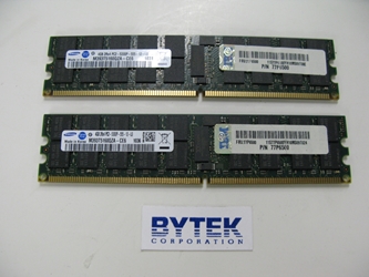 IBM 4523 8GB (2 X 4GB) Memory Kit PC2-5300P (77P6500) FREE GROUND SHIP IBM parts, Sell Used IBM Servers, Buy Used IBM Parts, 4523 memory, 